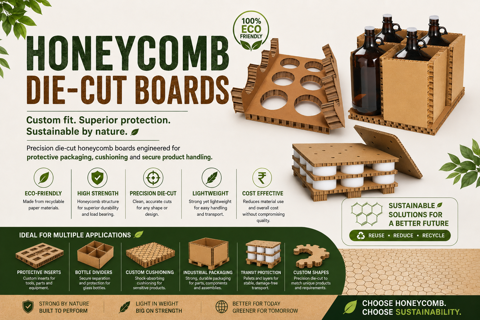 Honeycomb Die Cut Product - Smart Shapes, Strong Impact