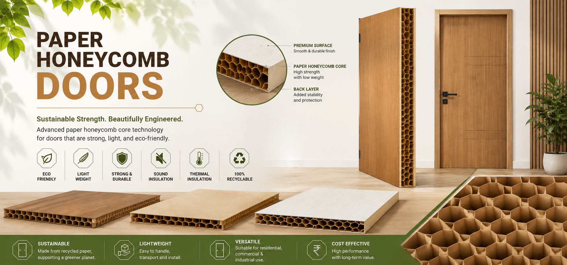 Honeycomb Doors Manufacturer in Chennai